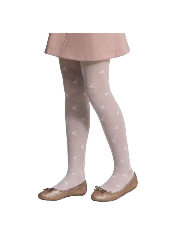 Selene - Meia-Calça Selene Festa Fio 20 Infantil Branco 1