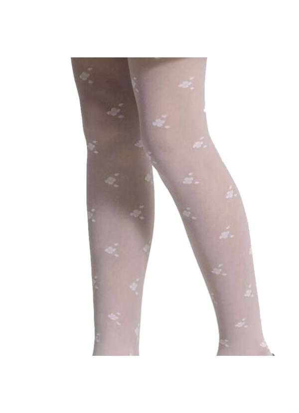 Selene - Meia-Calça Selene Festa Fio 20 Infantil Branco 2