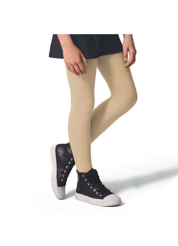 Selene - Meia Calça Selene Inverno Fio 80 Infantil Bege