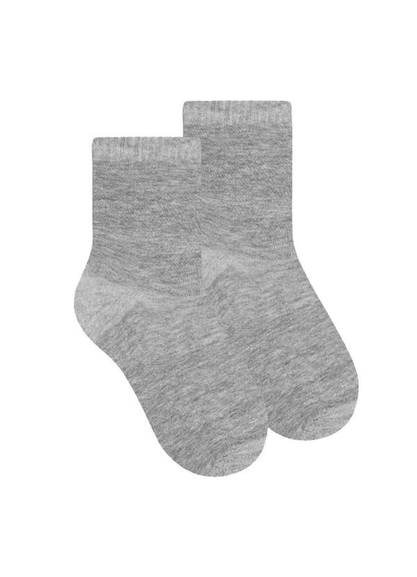 Selene - Meia Selene Básica Juvenil Cinza