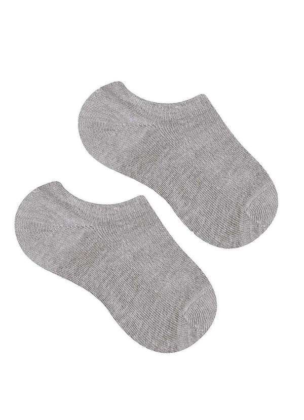 Selene - Meia Selene Sapatilha Infantil Cinza