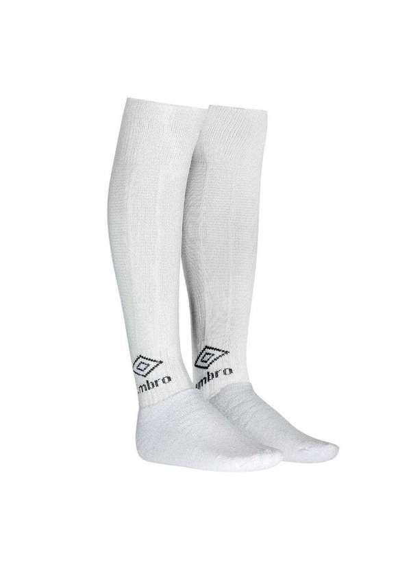 Umbro - Meião Umbro Classic Juvenil Branco