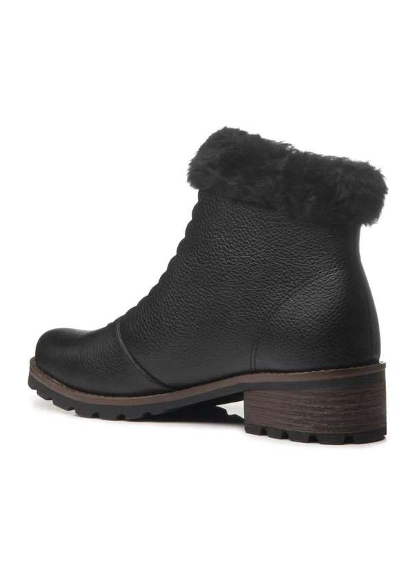 Pegada - Bota Pegada Cities Lã Feminina Preto 2