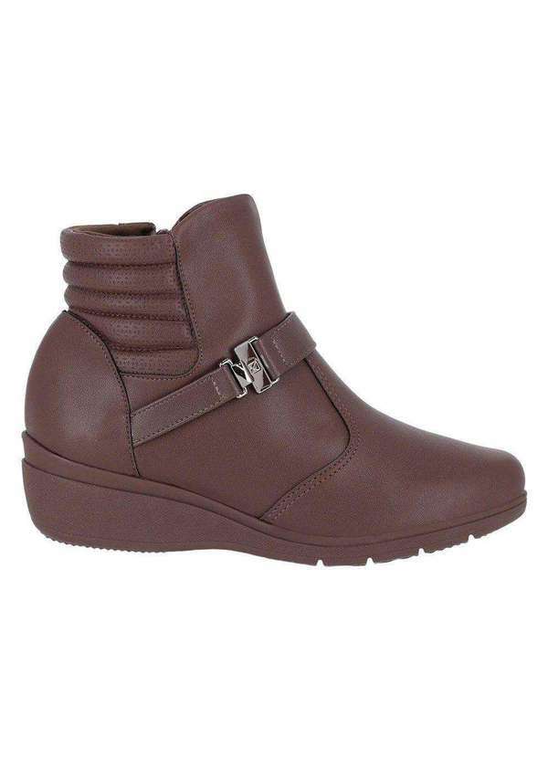 Piccadilly - Bota Piccadilly Anabela Beth Feminina Marrom