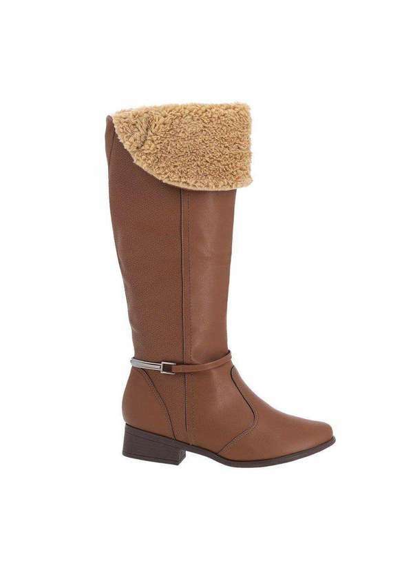 Piccadilly - Bota Piccadilly Angela Cano Longo Feminina Marrom