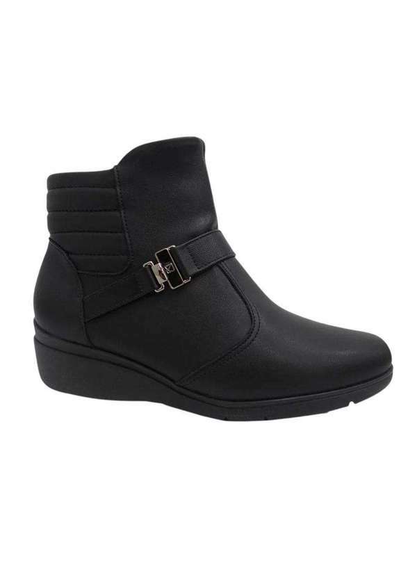 Piccadilly - Bota Piccadilly Beth Cano Curto Feminina Preto