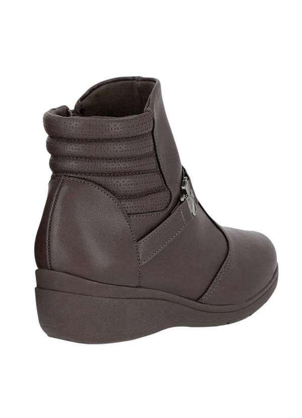Piccadilly - Bota Piccadilly Beth Cano Curto Feminina Marrom 3