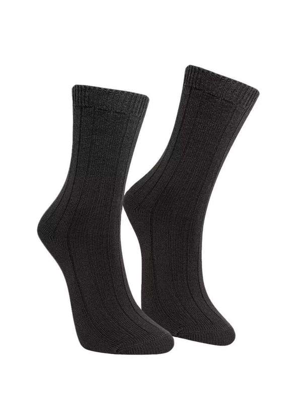 Usaflex - Kit Bota Usaflex Cano Médio Salto Bloco Feminina e par de Meia Bege 5