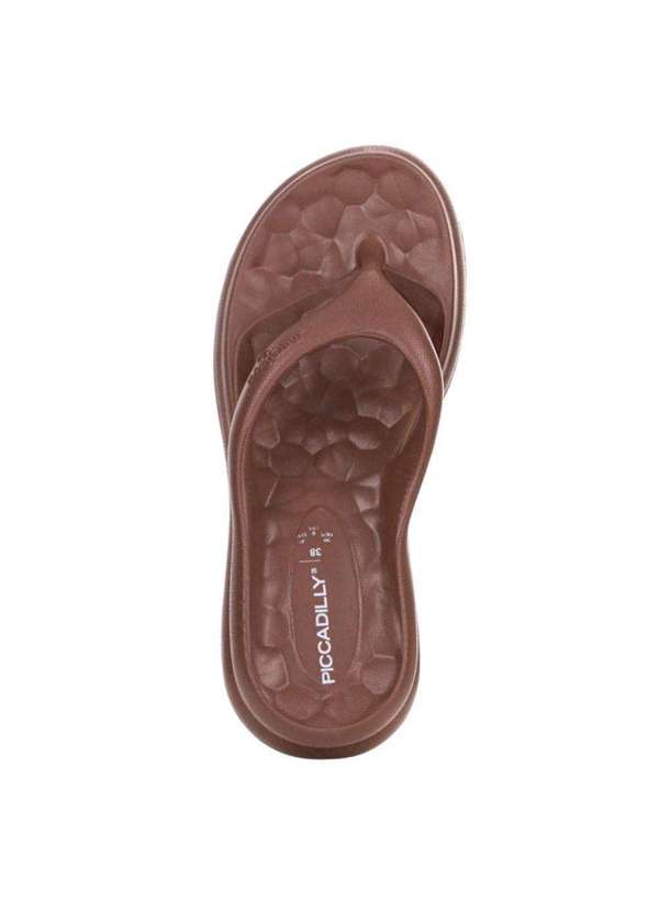 Piccadilly - Chinelo Piccadilly Marshmallow Feminino Marrom 3