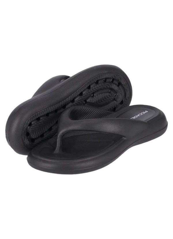 Piccadilly - Chinelo Piccadilly Marshmallow Fun Feminino Preto 2