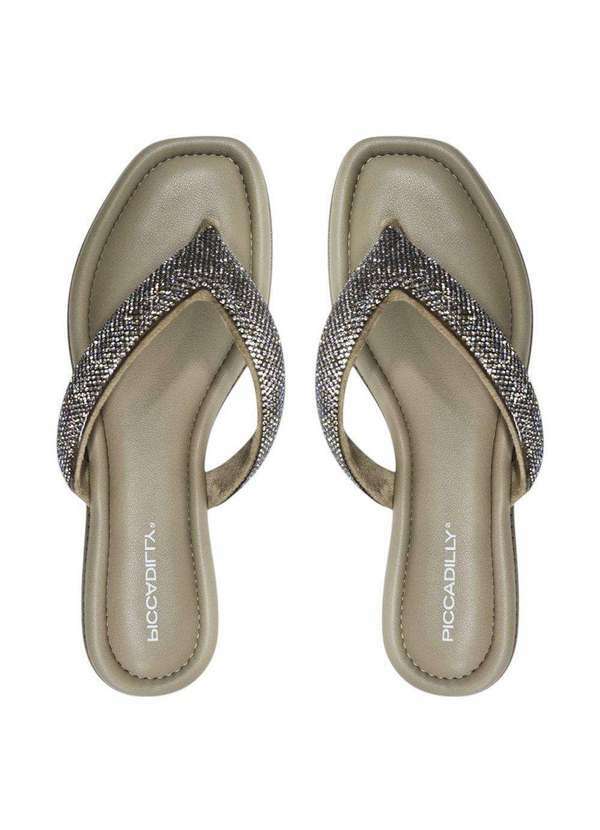 Piccadilly - Chinelo Rasteira Piccadilly Gabi Feminino Bege