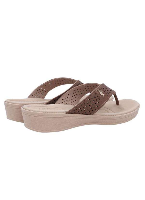 Usaflex - Chinelo Usaflex Anabela Feminino Marrom 3