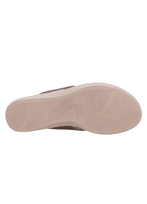 Usaflex - Chinelo Usaflex Anabela Feminino Marrom 4