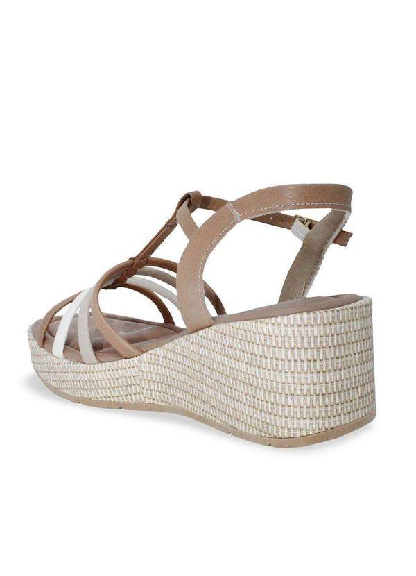 Piccadilly - Kit Sandália Piccadilly Liliane Feminina e 2 pares de Meias Marrom 3