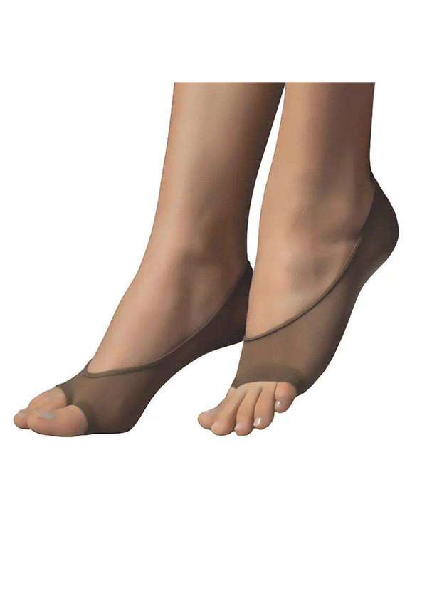 Piccadilly - Kit Sandália Piccadilly Liliane Feminina e 2 pares de Meias Marrom 6