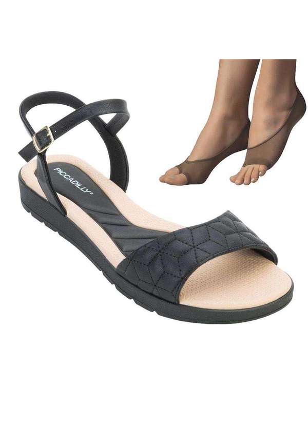 Sand Lia Sandalia Rasteira Feminina Piccadilly Sandália Feminino