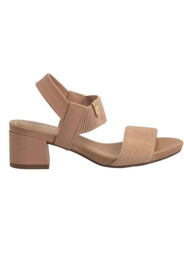 Modare - Sandália Modare Salto Bloco Feminina Marrom