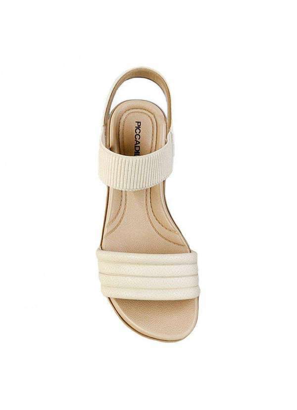 Piccadilly - Sandália Piccadilly Camila Feminina Bege 4