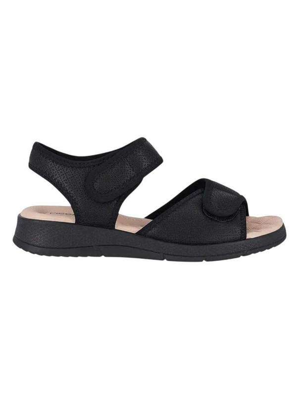 Piccadilly - Sandália Piccadilly Esporão Anabela Feminina Preto