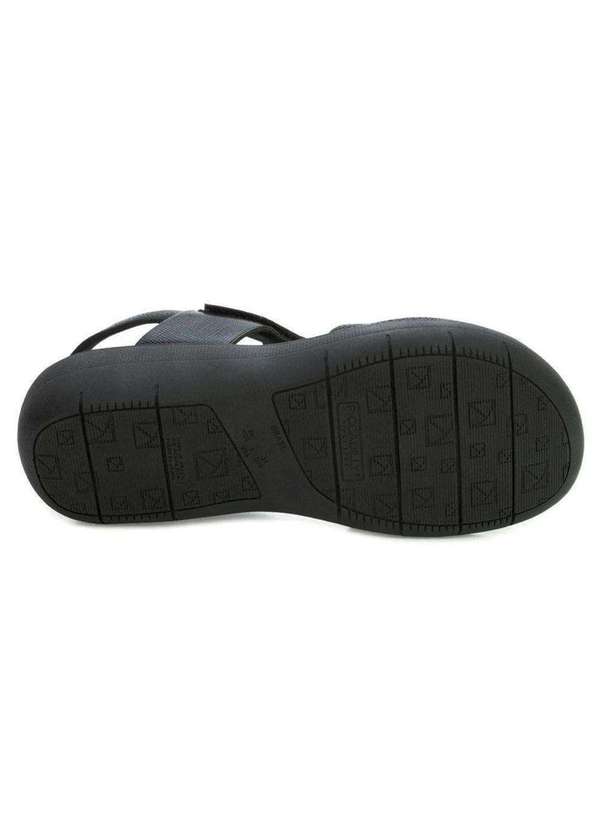 Piccadilly - Sandália Piccadilly Fascite Anabela Médio Feminina Preto 4