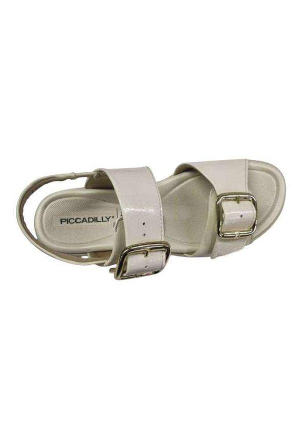 Piccadilly - Sandália Piccadilly Soft Step Anabela Feminino Branco 5