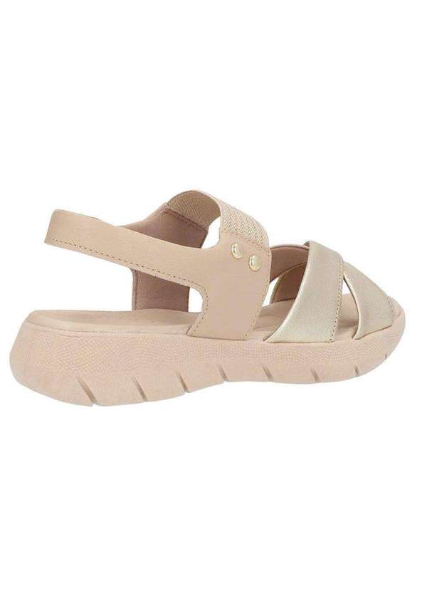 Usaflex - Sandália Plataforma Usaflex Valise Feminina Dourado 3