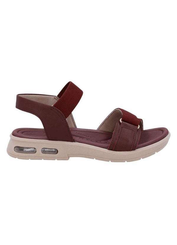 Usaflex - Sandália Usaflex Elástico Feminina Vermelho