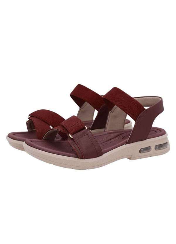 Usaflex - Sandália Usaflex Elástico Feminina Vermelho 2