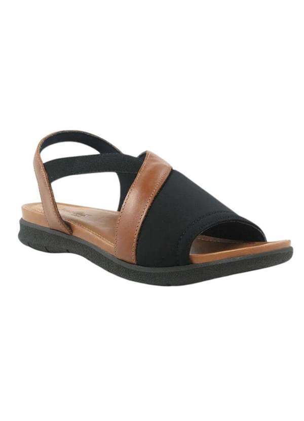 Usaflex - Sandália Usaflex Plataforma Bicolor Feminino Marrom