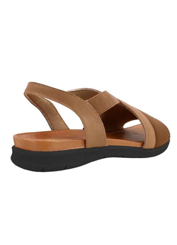 Usaflex - Sandália Usaflex Plataforma Bicolor Feminino Marrom 2