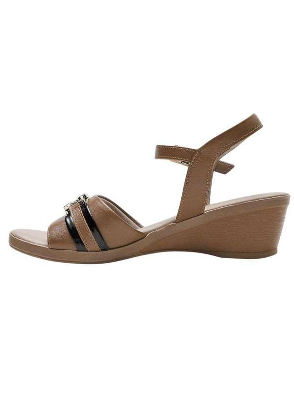 Usaflex - Sandália Usaflex Plataforma Feminina Marrom 2