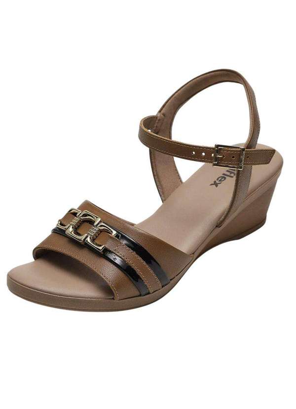 Usaflex - Sandália Usaflex Plataforma Feminina Marrom 3