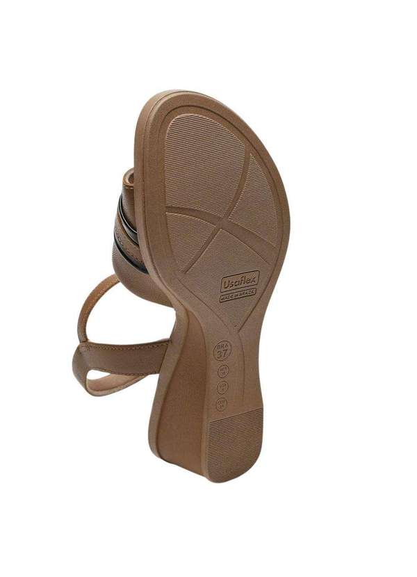 Usaflex - Sandália Usaflex Plataforma Feminina Marrom 4