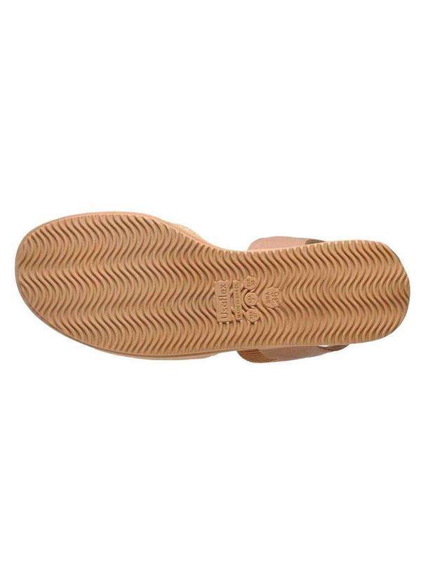 Usaflex - Sandália Usaflex Plataforma Feminino Bege 4