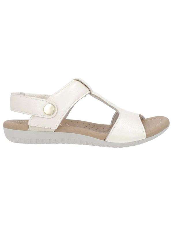 Usaflex - Sandália Usaflex Relax Baixa Feminina Bege