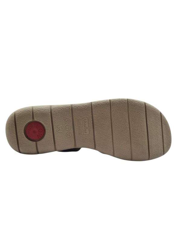 Usaflex - Sandália Usaflex Salto Baixo Elástico Feminina Vermelho 6