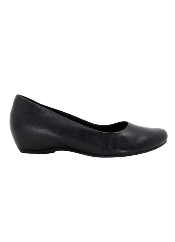 Usaflex - Sapatilha Usaflex Salto Embutido Feminino Preto