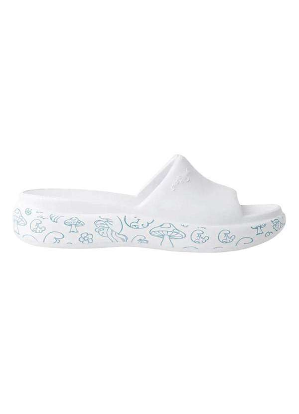Piccadilly - Tamanco Piccadilly Marshmallow Smurfs Feminino Branco