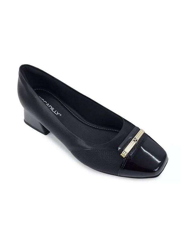 Piccadilly - Scarpin Piccadilly Tati Salto Médio Feminino Preto