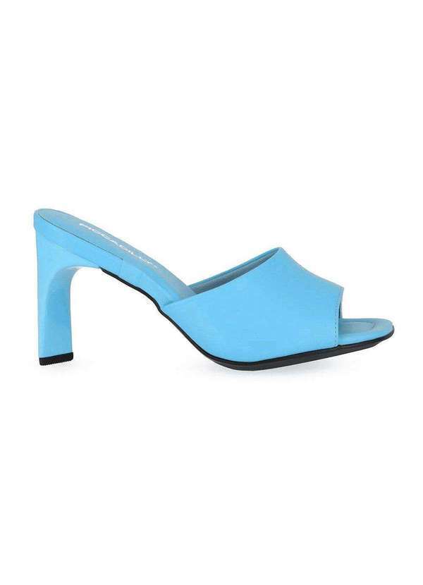 Piccadilly - Tamanco Piccadilly Claudine Salto Alto Feminino Azul