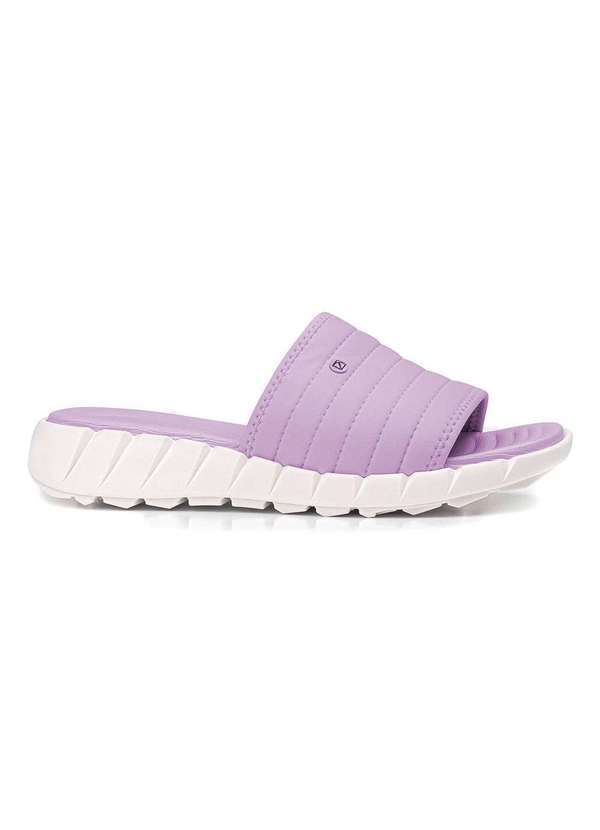 Piccadilly - Tamanco Piccadilly Nicole Salto Anabela Médio Feminino - Roxo