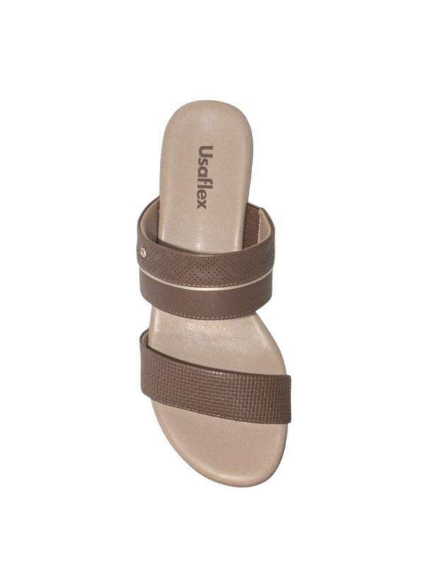 Usaflex - Tamanco Usaflex Salto Bloco Feminino Marrom 3