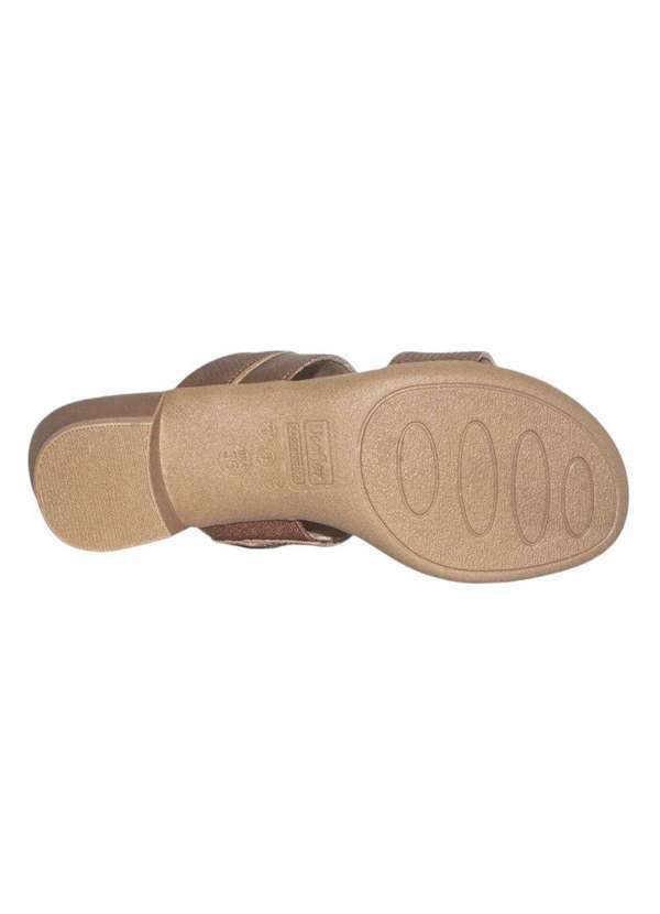 Usaflex - Tamanco Usaflex Salto Bloco Feminino Marrom 4