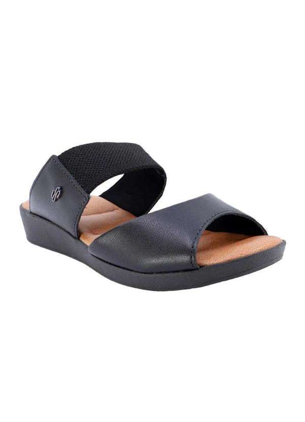 Usaflex - Tamanco Usaflex Slide Plataforma Feminino Preto