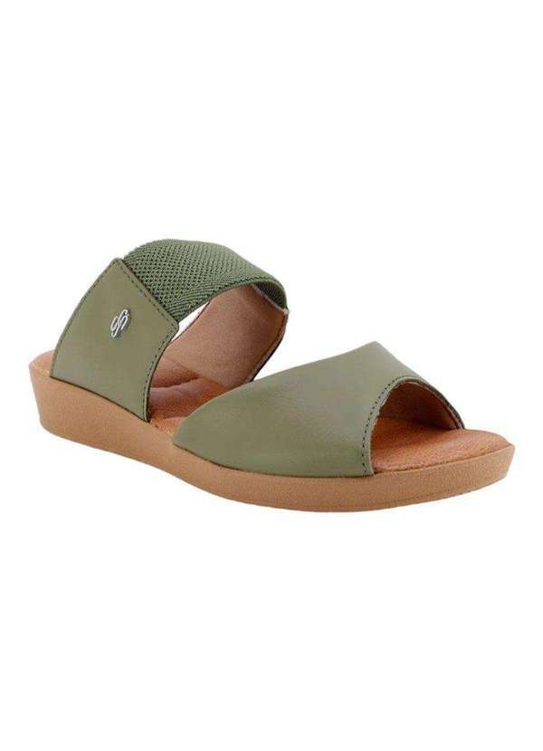Usaflex - Tamanco Usaflex Slide Plataforma Feminino Verde