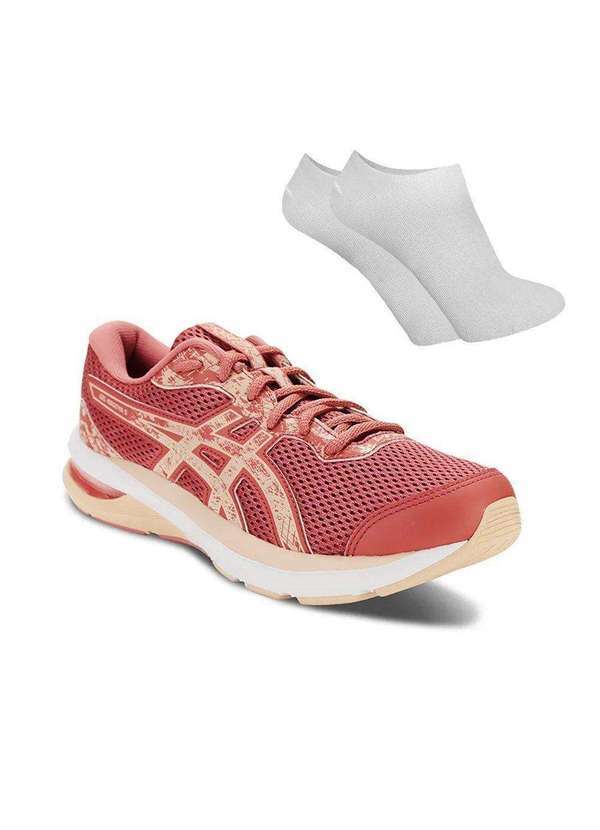 Asics - Kit Tênis Asics Gel-Nagoya 5 Feminino e par de Meia Rosa