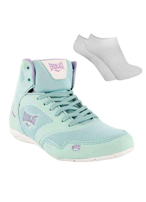 Everlast - Kit Tênis Everlast Clinch Iii Feminino e par de Meia Verde