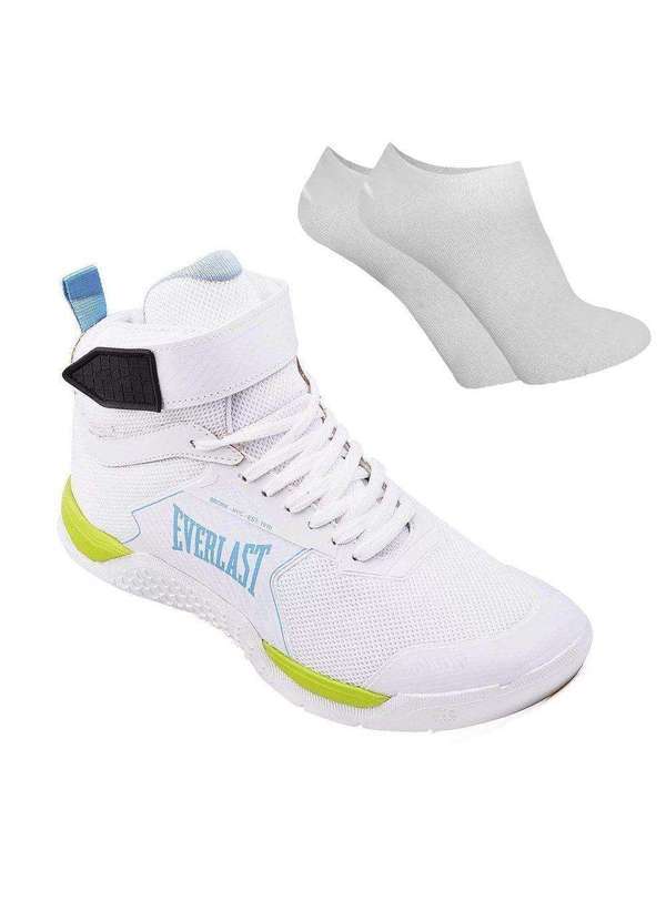 Everlast - Kit Tênis Everlast Monster 3 Feminino e par de Meia Branco