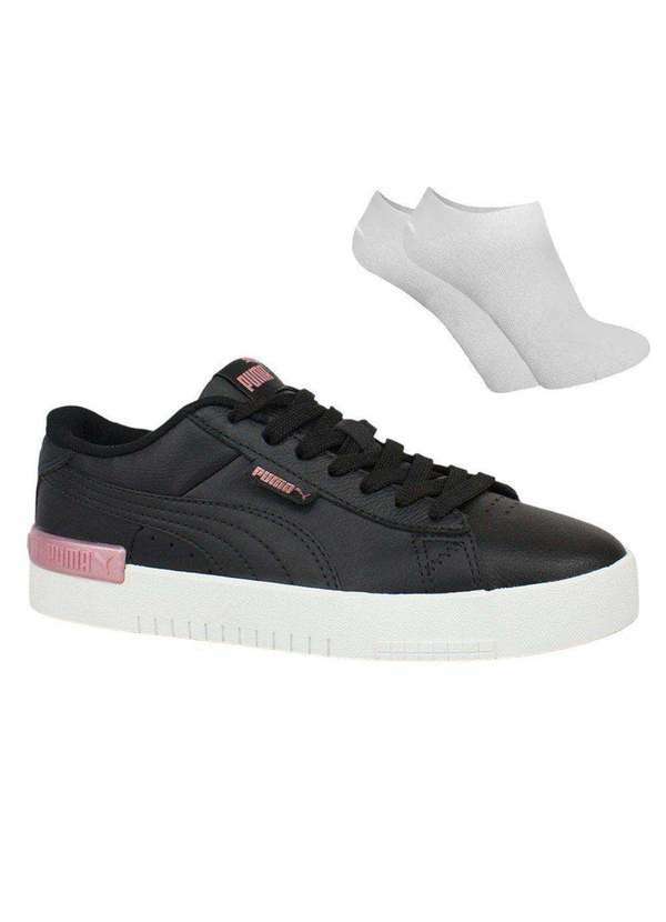 Puma - Kit Tênis Puma Jada Feminino e par de Meia Preto