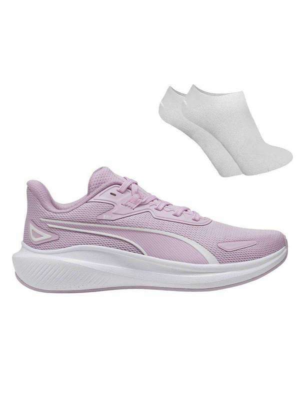 Puma - Kit Tênis Puma Skyrocket Lite Feminino e par de Meia Rosa